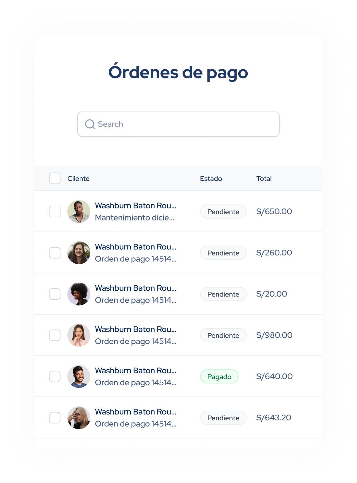 Orden de Pago 1